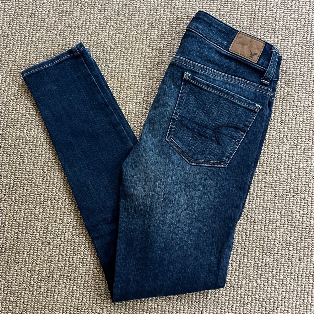 American Eagle Dark Blue Jeggings